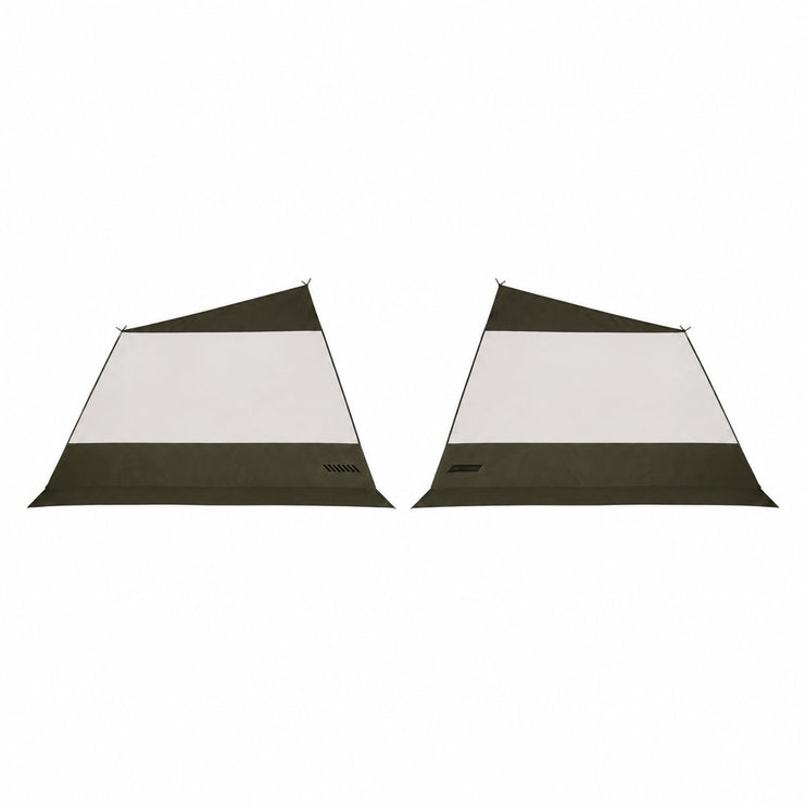 CARGO Square-X Tent – TPU Window Tent Accessory Cargo Olive TPU Window right side 