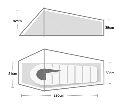 Cosy Camp Aero Nest Ultralight Hiking Tent Tent CosyCamp 