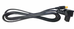 Dometic Recon XT60-to-DC fridge cable with yellow XT60 plug and right-angle DC fridge connector