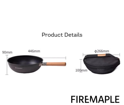 FIREMAPLE Aluminum Wok Cookware FireMaple 