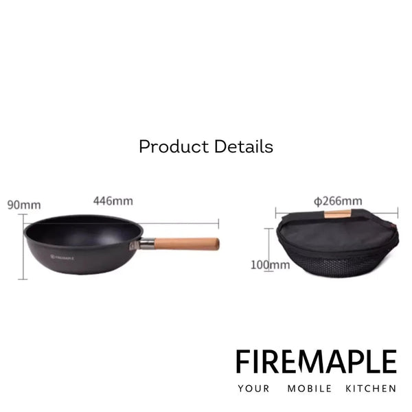 FIREMAPLE Aluminum Wok Cookware FireMaple 