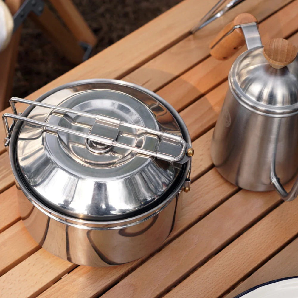 FIREMAPLE Antarcti stainless steel kettle & pot set Cookware FireMaple   