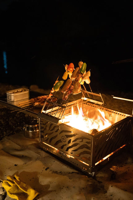FIREMAPLE Camping Fire Pit System Fireplace FireMaple 