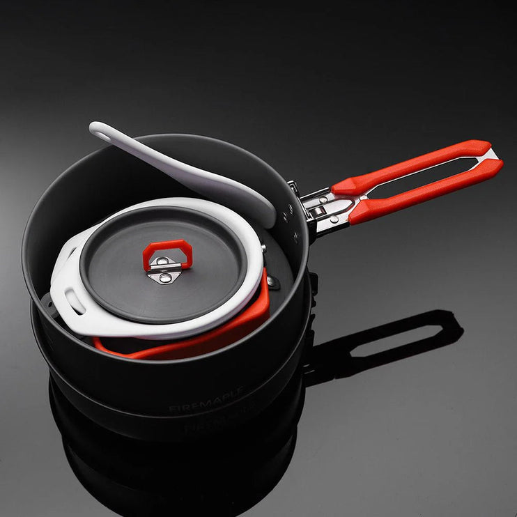 FIREMAPLE FEAST Cookware Set 2 Cookware FireMaple Orange 