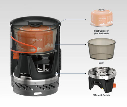 FIREMAPLE FMS-X1 Economic Cooking system Stove FireMaple 