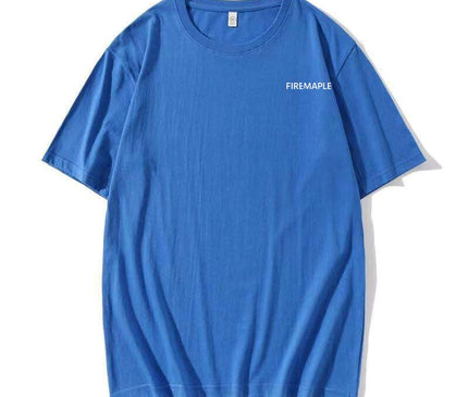 FIREMAPLE Logo T-Shirt T-shirt FireMaple Large Blue 