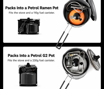 FIREMAPLE Petrel Titanium Ultralight Backpack Stove Stove FireMaple 
