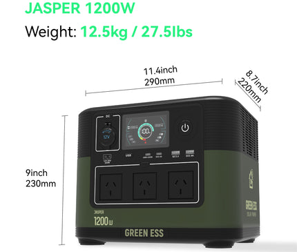 GREENESS Jasper 1200 Power Station Outdoor Appliances CosyCamp 