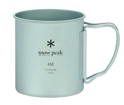 [LIMITED] SNOW PEAK Ti-Single Anodized titanium Cup cup Snow Peak Titanium Single Mug 450 