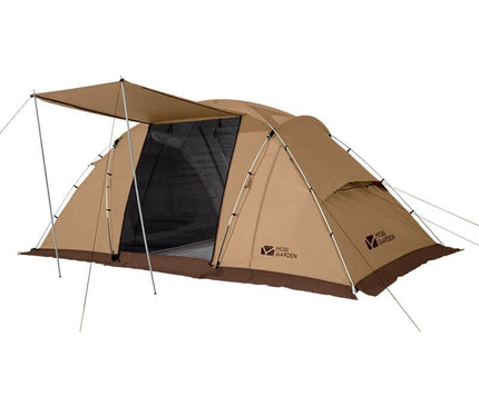 MOBI GARDEN Aristocratic 4 Multi-room Tent Tent Mobi Garden Brown  