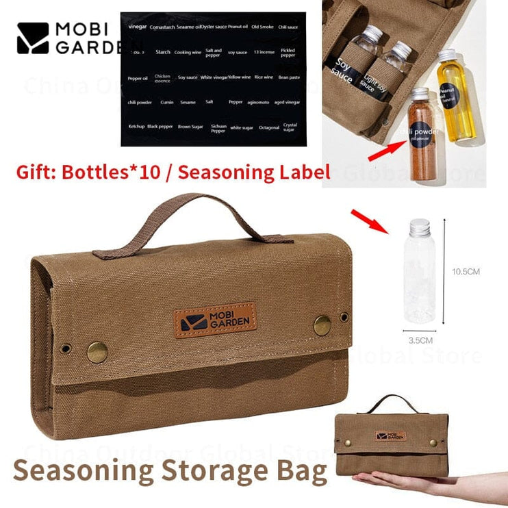 MOBI GARDEN Camping Seasoning Bag Storage Mobi Garden 