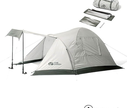 MOBI GARDEN Cold Mountain 3 AIR Plus With Vestibule And Snow Skirt - CosyCamp