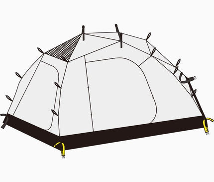 MOBI GARDEN Commander Geodesic Tent Tent Mobi Garden Inner Tent White 