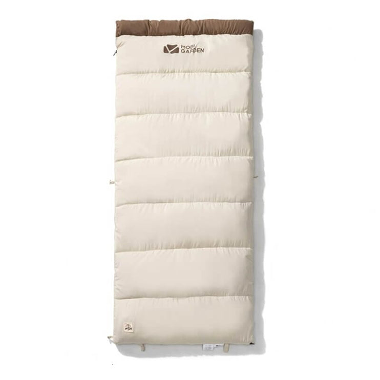MOBI GARDEN CRESCENT Brushed Cotton Sleeping Bag Sleeping Bag Mobi Garden Single 1.4KG (5-18℃) White 