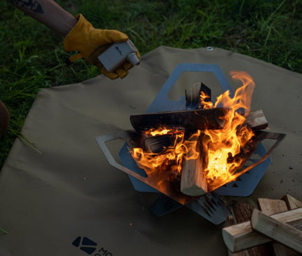 MOBI GARDEN Fireproof Mat Fireplace Mobi Garden 