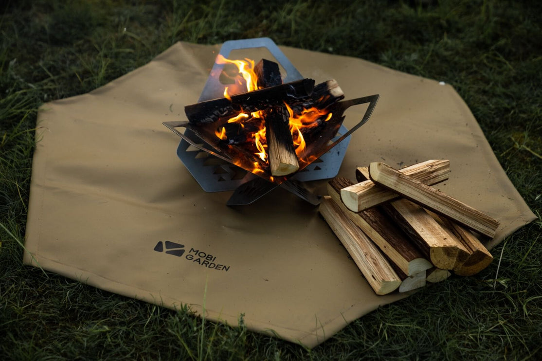 MOBI GARDEN Fireproof Mat Fireplace Mobi Garden 