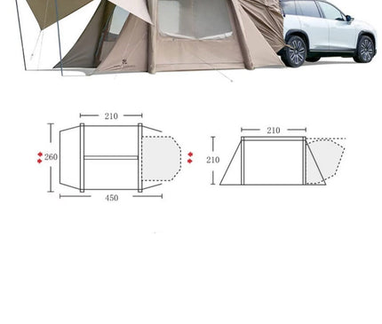 MOBI GARDEN Grand View Tent 2 (Car Tent Version) Tent Mobi Garden 