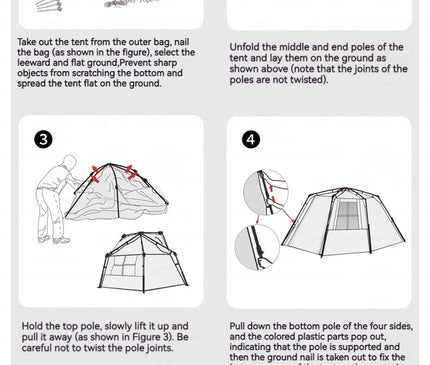 MOBI GARDEN HAPPY TOUR 185 4P TENT Tent Mobi Garden 