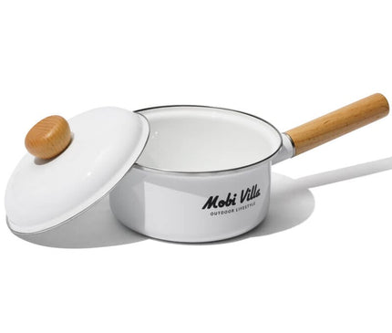 MOBI GARDEN HuanYan Enamel Pan Cookware Mobi Garden   