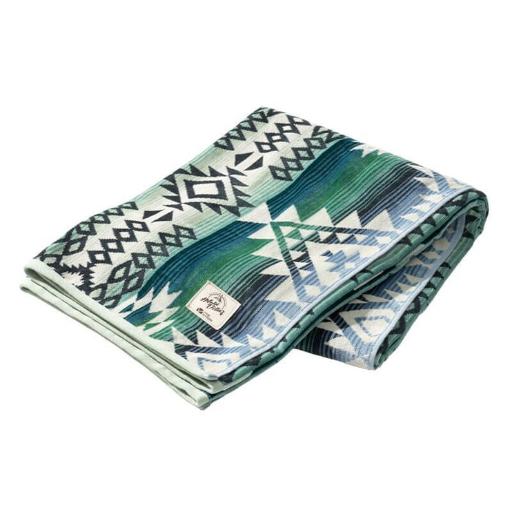 MOBI GARDEN JinXia Jacquard Blanket Blanket Mobi Garden Green 