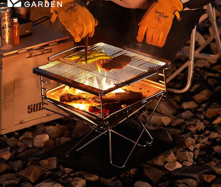 MOBI GARDEN Jisheng Folding Fire Pit Stove Mobi Garden   