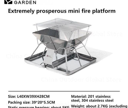 MOBI GARDEN Jisheng Mini Fire Table Stove Mobi Garden Default Title  