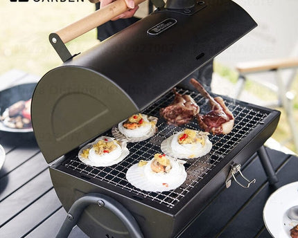 MOBI GARDEN Leyan Two-Sided Barbecue Grill Stove Mobi Garden   