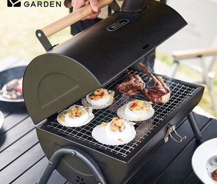 MOBI GARDEN Leyan Two-Sided Barbecue Grill Stove Mobi Garden   