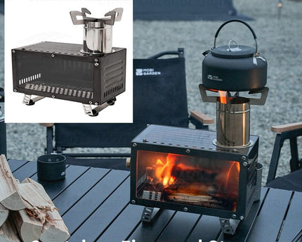 MOBI GARDEN LiaoLie Container Firewood Stove Stove Mobi Garden   