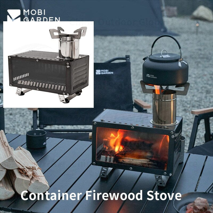 MOBI GARDEN LiaoLie Container Firewood Stove Stove Mobi Garden   