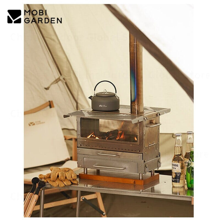 MOBI GARDEN LiaoLie Firewood Stove Stove Mobi Garden   