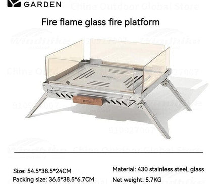 MOBI GARDEN Liaoyan Glass Fire Table Stove Mobi Garden Default Title  