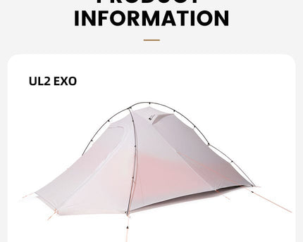 MOBI GARDEN Light Knight Ultralight Hiking Tent (Exoskeleton Version) Tent Mobi Garden 