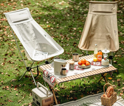 MOBI GARDEN Moon Folding High Chair Pro Outdoor Furniture Mobi Garden 