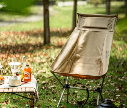 MOBI GARDEN Moon Folding High Chair Pro Outdoor Furniture Mobi Garden 