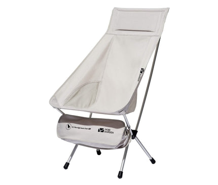MOBI GARDEN Moon Folding High Chair Pro Outdoor Furniture Mobi Garden White 
