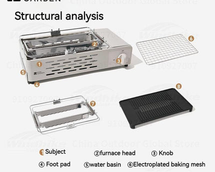 MOBI GARDEN Multifunctional Gas Stove Stove Mobi Garden 