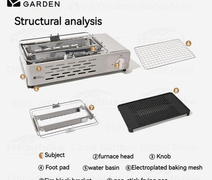 MOBI GARDEN Multifunctional Gas Stove Stove Mobi Garden 