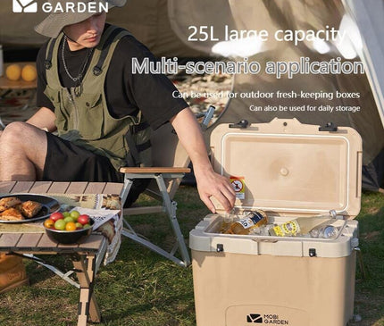 MOBI GARDEN Outdoor Cooler Box 25L Storage Mobi Garden 