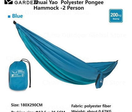 MOBI GARDEN Portable Hammock 1-2 Persons Hammock Mobi Garden Blue 2 Person 