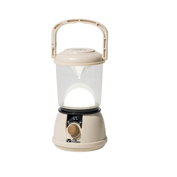 MOBI GARDEN Portable Outdoor Lantern Light Mobi Garden Lvory White 