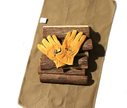 MOBI GARDEN Retro Canvas Firewood Bag - CosyCamp