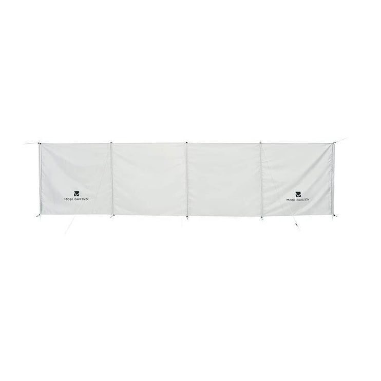 MOBI GARDEN RideWind 4 Wind Shield Tarp Mobi Garden White