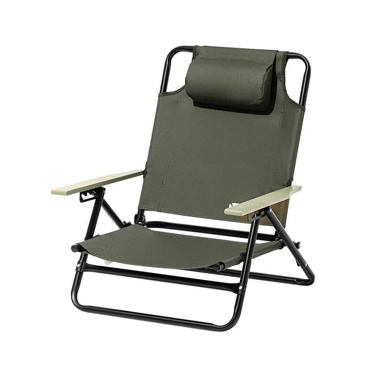 MOBI GARDEN ShanYao Adjustable Low Reclining Chair Outdoor Furniture Mobi Garden Green 