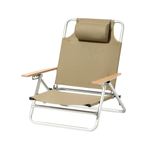 MOBI GARDEN ShanYao Adjustable Low Reclining Chair Outdoor Furniture Mobi Garden Sand 