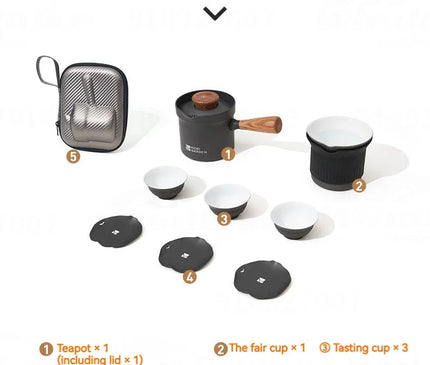 MOBI GARDEN Tea Set 5 Pieces Tableware Mobi Garden 