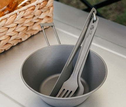 MOBI GARDEN Titanium Knife & Fork & Spoon Set Tableware Mobi Garden   