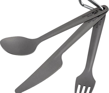 MOBI GARDEN Titanium Knife & Fork & Spoon Set Tableware Mobi Garden Default Title  