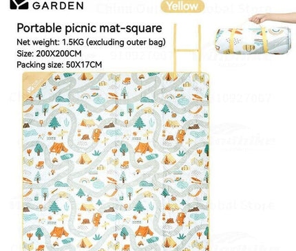 MOBI GARDEN Ultrasound Picnic Mat (Square) Picnic Mat Mobi Garden Style 2  