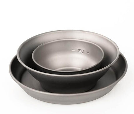 MOBI GARDEN XiangYan Titanium Plate & Bowl Tableware Mobi Garden   